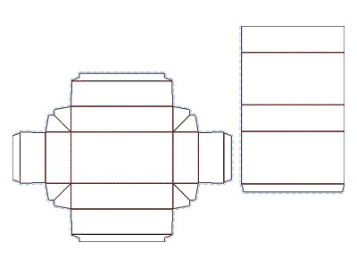 抽屉盒 3D 效果